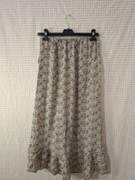 Jupe longue fleurie Mademoiselle-Élégance - Taille S/M - 36/38