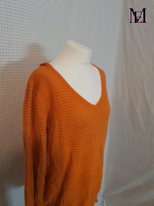 Pull orange 27 Quai de seine taille 40