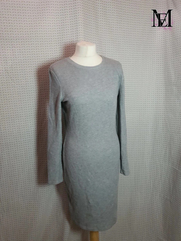 Robe pull gris Mango