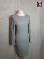 Robe pull gris Mango