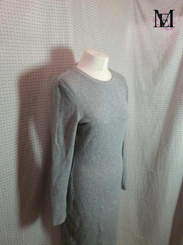 Robe pull gris Mango