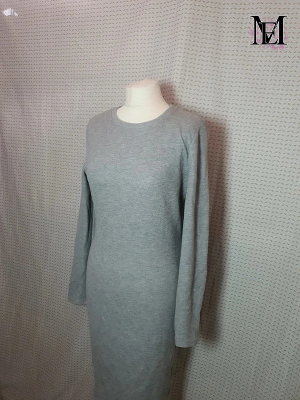 Robe pull gris Mango
