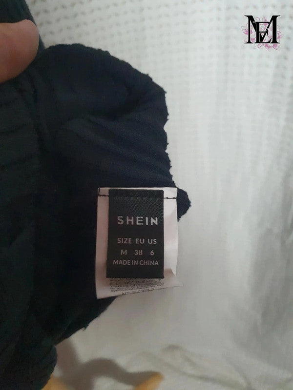 Robe pull noire Shein