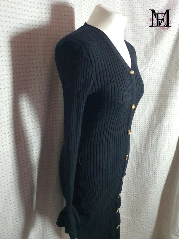 Robe pull noire Shein