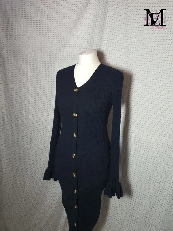 Robe pull noire Shein