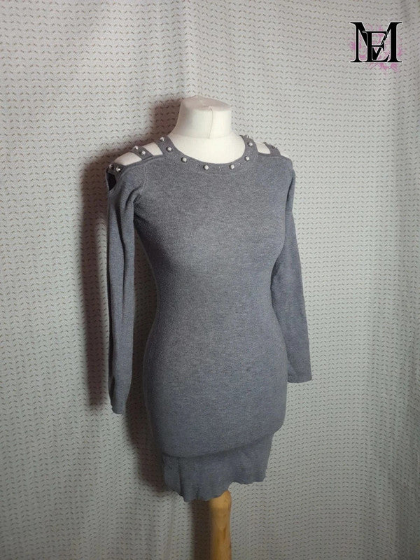 Robe pull grise Luxestar