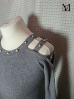 Robe pull grise Luxestar