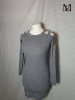 Robe pull grise Luxestar
