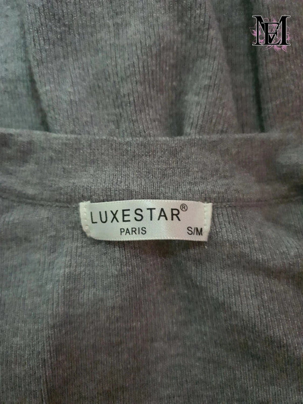 Robe pull grise Luxestar