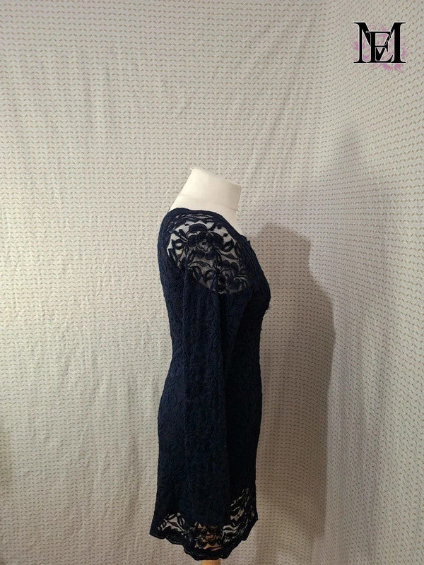 Robe bleu marine Mademoiselle-Élégance Taille L