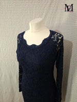 Robe bleu marine Mademoiselle-Élégance Taille L