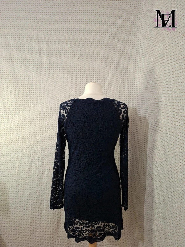 Robe bleu marine Mademoiselle-Élégance Taille L