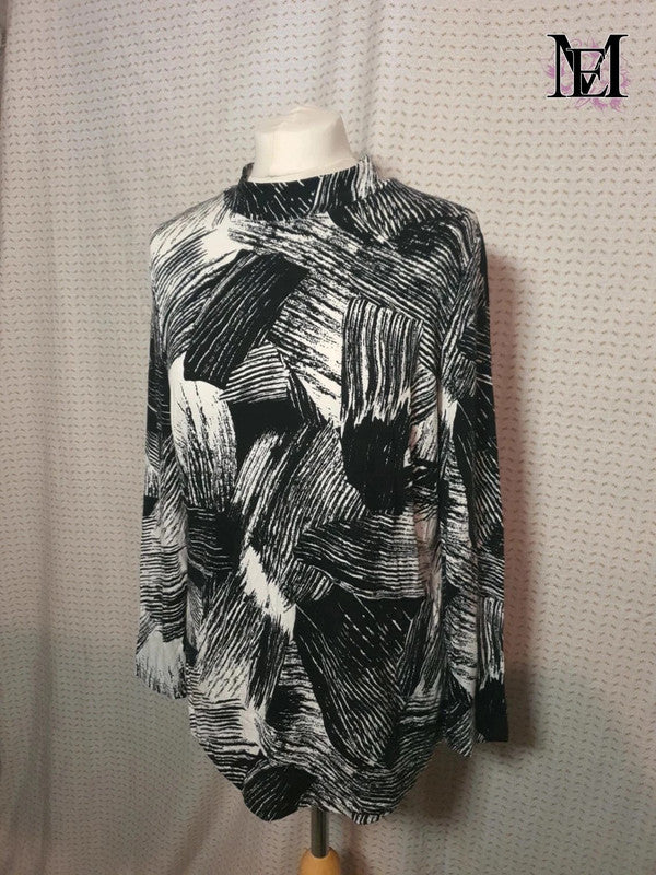 Cor roulé imprimé noir et blanc -Taille M - 38