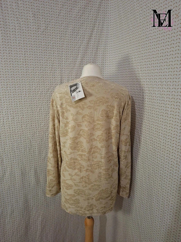 Blouse beige Fred Jabatier Taille XL