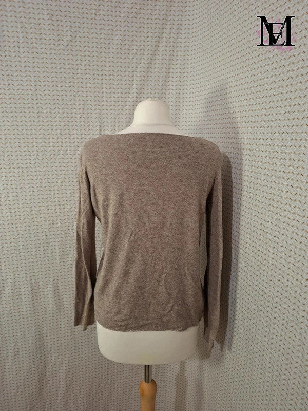 Blouse marron Mademoiselle-Élégance Taille L