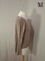 Blouse marron Mademoiselle-Élégance Taille L