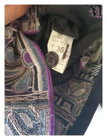 Veste noir à motif - Taille S -36