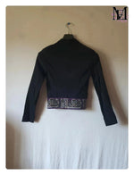 Veste noir à motif - Taille S -36