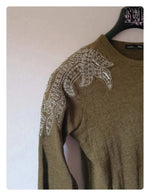 Blouse vert kaki Zara -Taille S -36