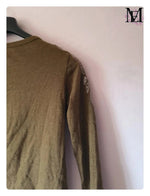 Blouse vert kaki Zara -Taille S -36