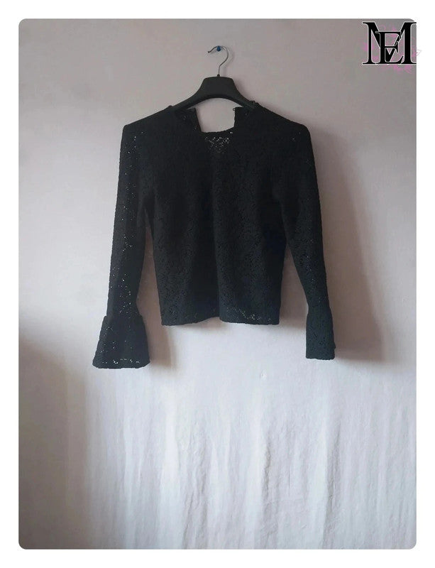 Blouse noir Zara - Taille M - 38