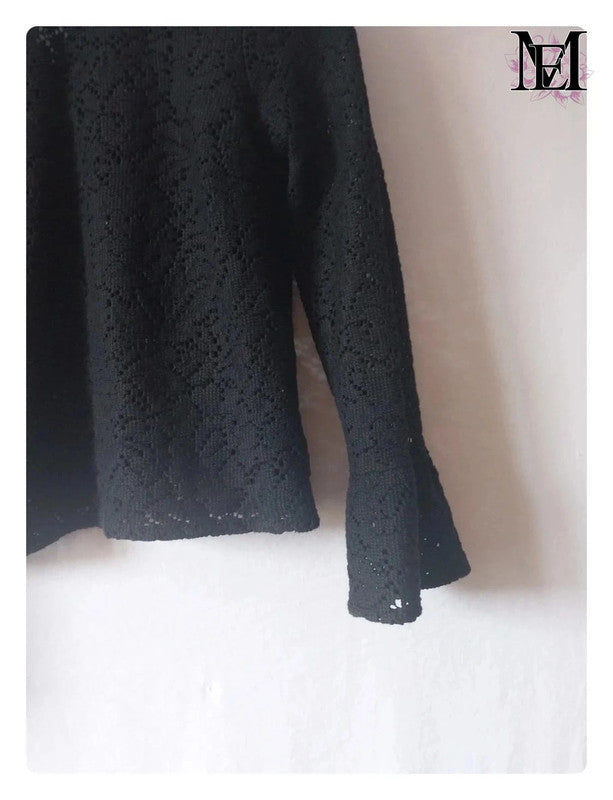 Blouse noir Zara - Taille M - 38