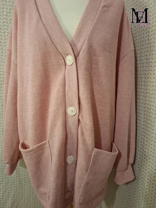 Cardigan rose Shein - Taille L -40