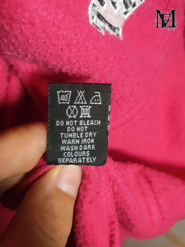 Sweat à capuche rose Manav