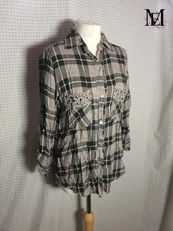 Chemisier en coton Mademoiselle-Élégance - Taille M -38