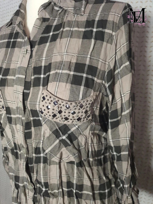 Chemisier en coton Mademoiselle-Élégance - Taille M -38