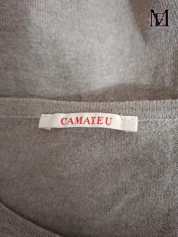 Cardigan beige Camaïeu - Taille M - 38
