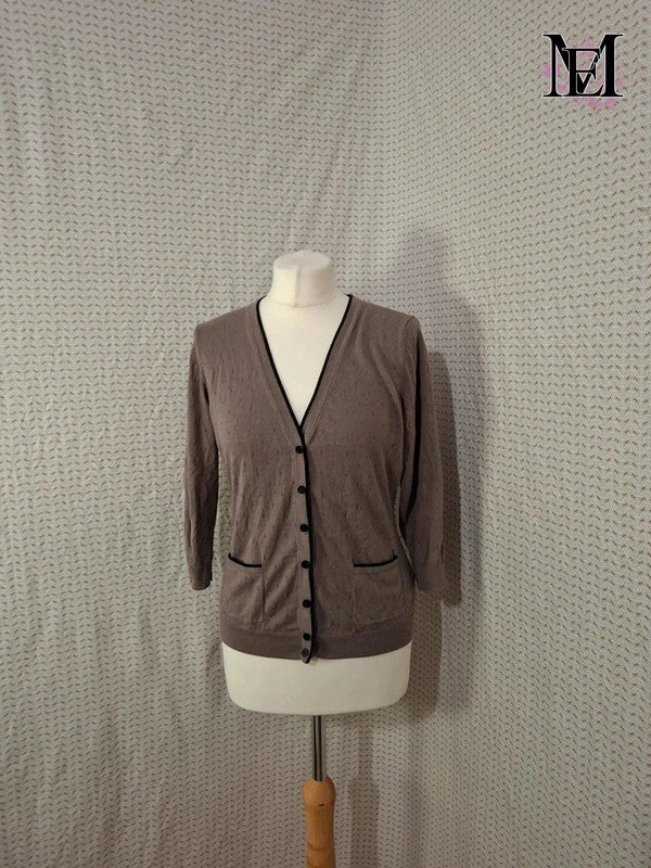 Cardigan marron H&M - Taille M - 38