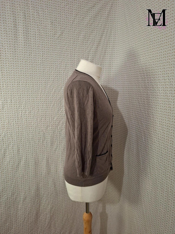 Cardigan marron H&M - Taille M - 38