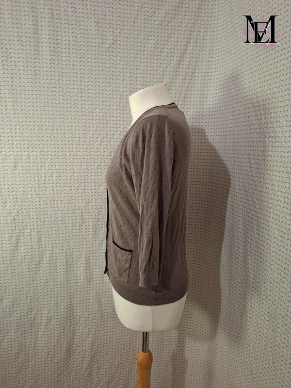 Cardigan marron H&M - Taille M - 38