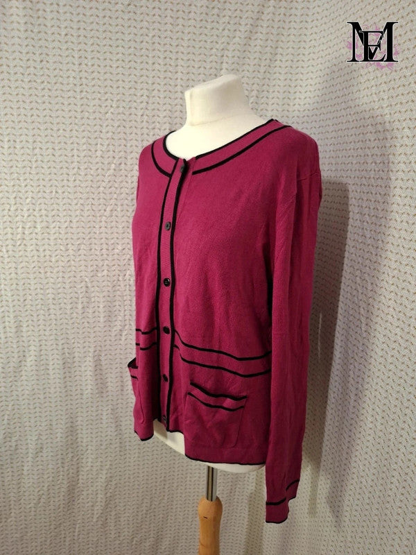Cardigan violet Antonelle - Taille 2XL - 44