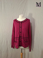Cardigan violet Antonelle - Taille 2XL - 44
