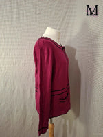 Cardigan violet Antonelle - Taille 2XL - 44