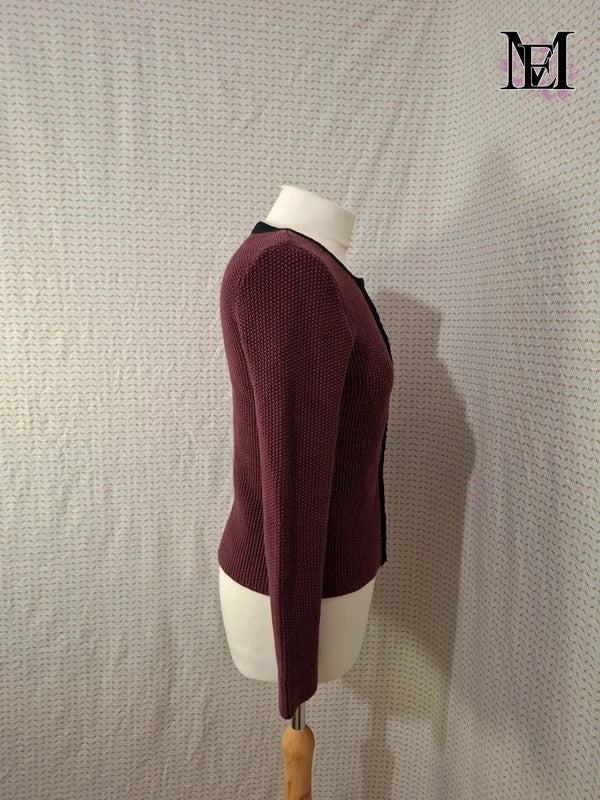 Gilet rouge Bordeaux Monoprix - Taille S - 36