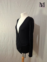 Cardigan noir Somewhere - Taille S - 36