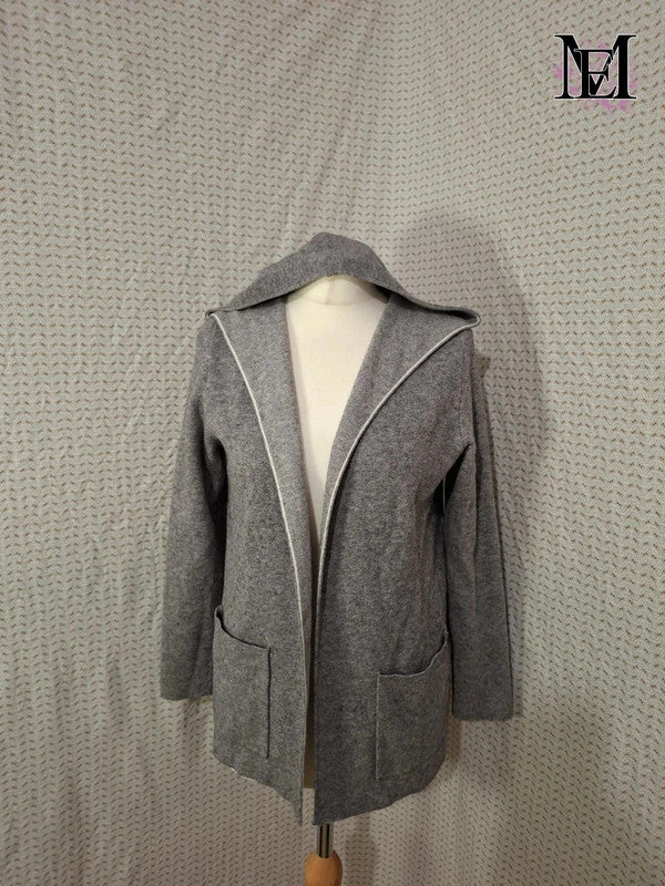 Cardigan gris à capuche Camaïeu - Taille M - 38