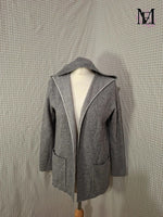 Cardigan gris à capuche Camaïeu - Taille M - 38