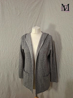 Cardigan gris à capuche Camaïeu - Taille M - 38
