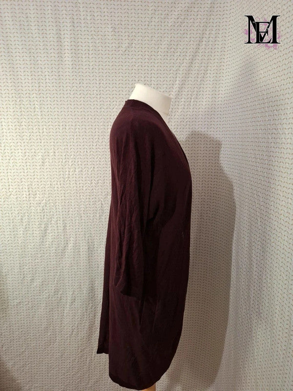 Cardigan rouge bordeaux H&M - Taille M - 38