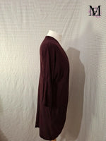 Cardigan rouge bordeaux H&M - Taille M - 38