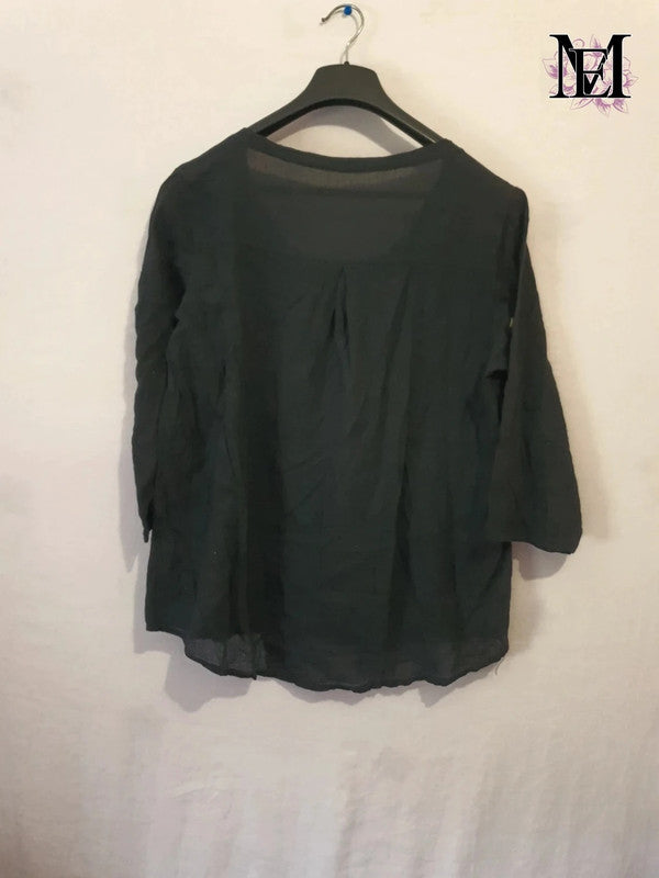 T-shirt manche long noir - Taille M - 38