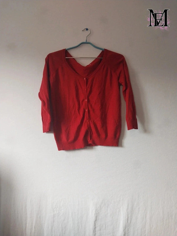 Cardigan rouge - Taille M - 38
