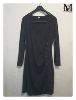 Robe noir moulante Ms Mode - Taille l - 40
