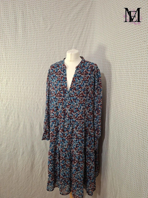 Robe fleurie MNG - Taille 2XL - 44