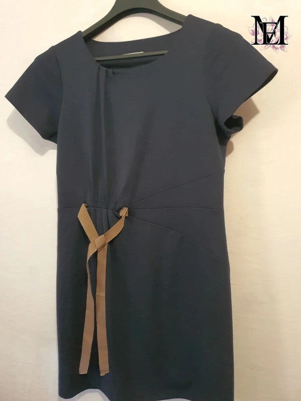 Robe noir avec ceinture Capicua 303 - Taille S - 36