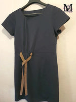 Robe noir avec ceinture Capicua 303 - Taille S - 36